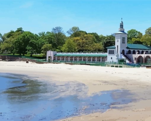 Rye Playland Beach Diamond Painting