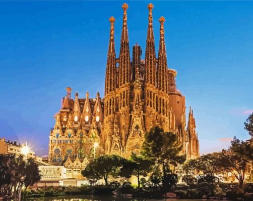 Sagrada Familia Diamond Painting