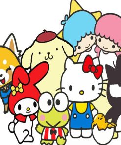 Sanrio Cartoon Characters For Diamond Painting