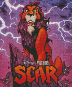 Scar Lion Poster Diamond Painting