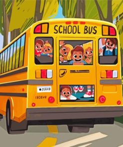 School Bus Diamond Painting