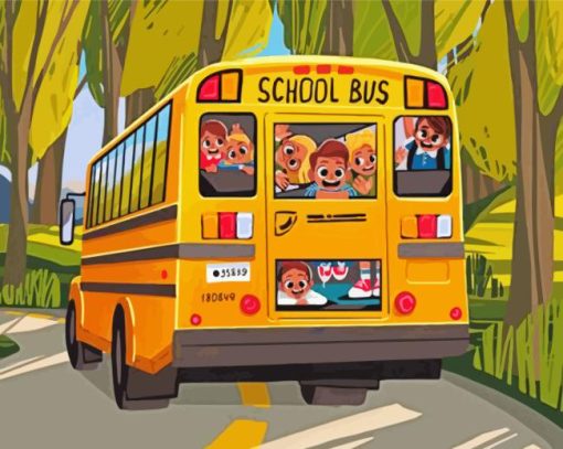 School Bus Diamond Painting