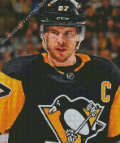 Sidney Crosby Ice Hockey Player Diamond Painting