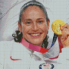 Sue Bird Basketball Player Smiling For Diamond Painting