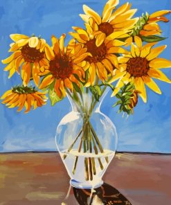 Sunflowers Vase Diamond Painting