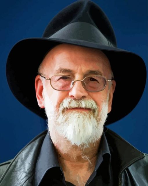 Terry Pratchett Writer Diamond Painting