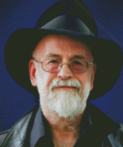 Terry Pratchett Writer Diamond Painting