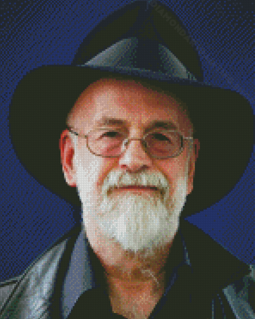 Terry Pratchett Writer Diamond Painting