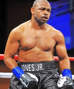 The Boxer Roy Jones Jr Diamond Painting