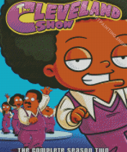 The Cleveland Show Poster Art Diamond Painting