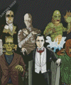 The Hollywood Monsters Diamond Painting