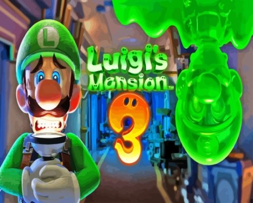 The Luigis Mansion Diamond Painting