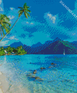 The Polynesian Beach Diamond Painting