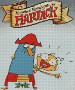 The Misadventures Of Flapjack Animated Serie Poster Diamond Painting