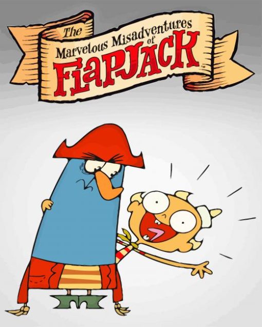 The Misadventures Of Flapjack Animated Serie Poster Diamond Painting