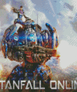 Titanfall Online Game Poster Diamond Painting