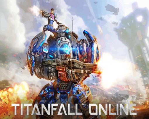 Titanfall Online Game Poster Diamond Painting