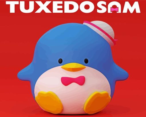 Tuxedo Sam Cartoon Poster For Diamond Painting