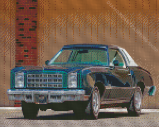 Vintage Chevy Monte Carlo Car Diamond Painting