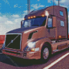 Volvo Semi Truck Diamond Painting