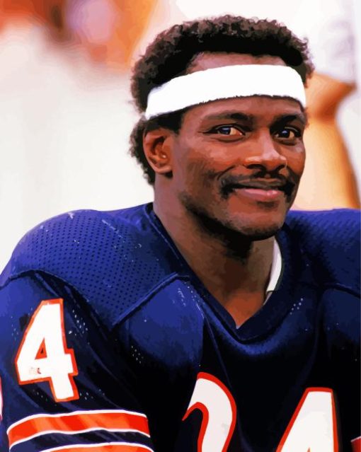 Walter Payton Diamond Painting