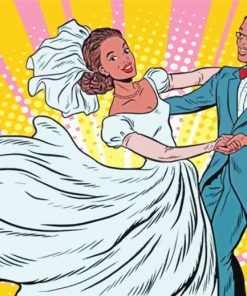 Wedding Dance Pop Art Diamond Painting