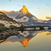 Zermatt Mount Water Reflection Diamond Painting