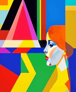 Cubism Lady Diamond Painting