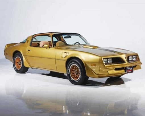 Aesthetic 1977 Firebird Diamond Painting