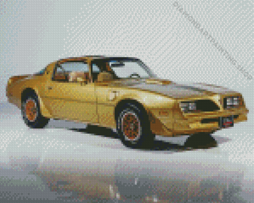 Aesthetic 1977 Firebird Diamond Painting