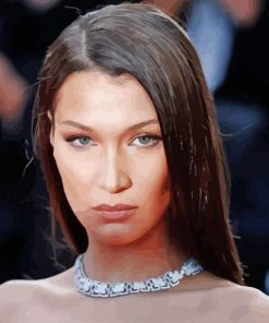 Bella Hadid Diamond Painting