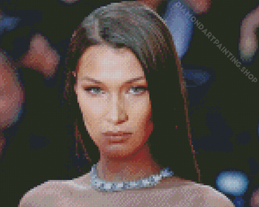 Bella Hadid Diamond Painting