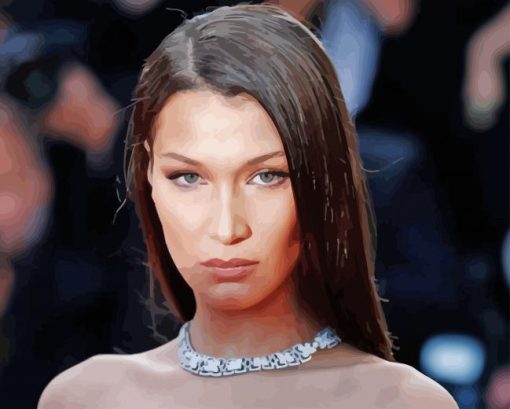 Bella Hadid Diamond Painting