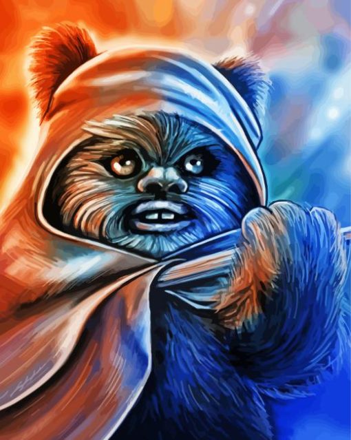 Aesthetic Ewok Diamond Painting