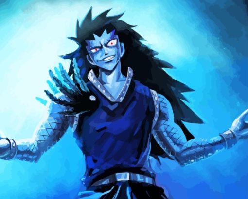 Aesthetic Fairy Tail Gajeel Diamond Painting