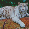 Aesthetic Albino Tiger Diamond Painting