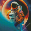 Astronaut Diamond Painting