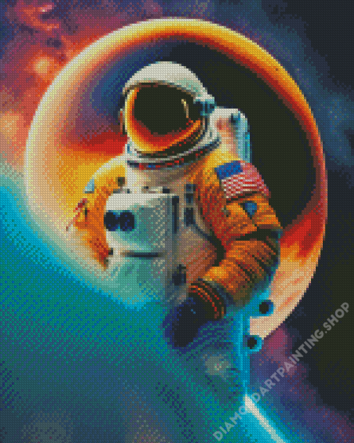 Astronaut Diamond Painting