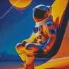 Astronaut Art Diamond Painting