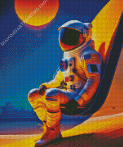 Astronaut Art Diamond Painting