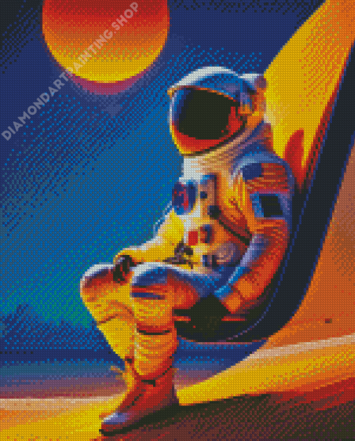 Astronaut Art Diamond Painting