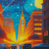 Aesthetic City Of The Stars Diamond Painting