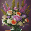 Aesthetic Flowers Vase Diamond Painting