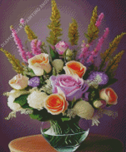 Aesthetic Flowers Vase Diamond Painting