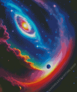 Aesthetic Galaxy Space Scene Diamond Painting