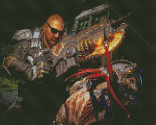 Aesthetic Marcus Gears Of War Diamond Painting