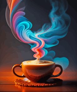 Smoke Coffee Diamond Painting