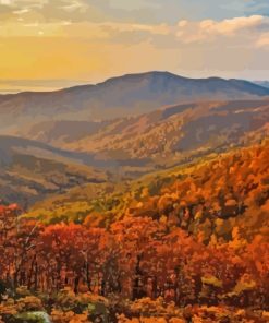 Autumn In Appalachian Mountains Diamond Painting