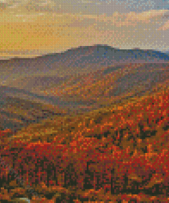 Autumn In Appalachian Mountains Diamond Painting