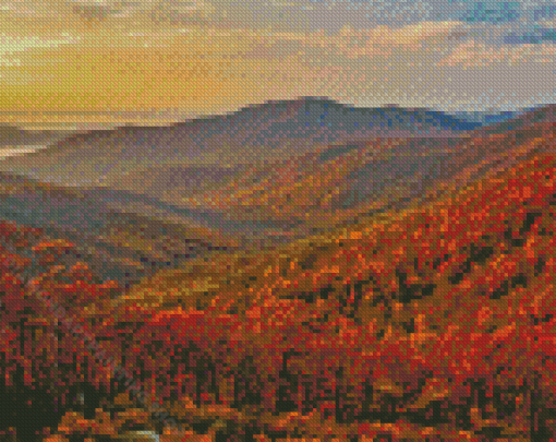 Autumn In Appalachian Mountains Diamond Painting